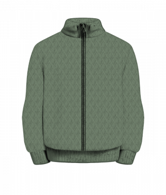 Diamond Jacket Full Zipper Sage